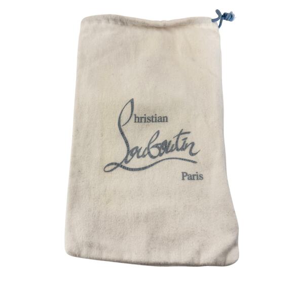 Christian Louboutin Paris Drawstring Lined Dust Bag 13"x 8" Classic Collector - Picture 1 of 4